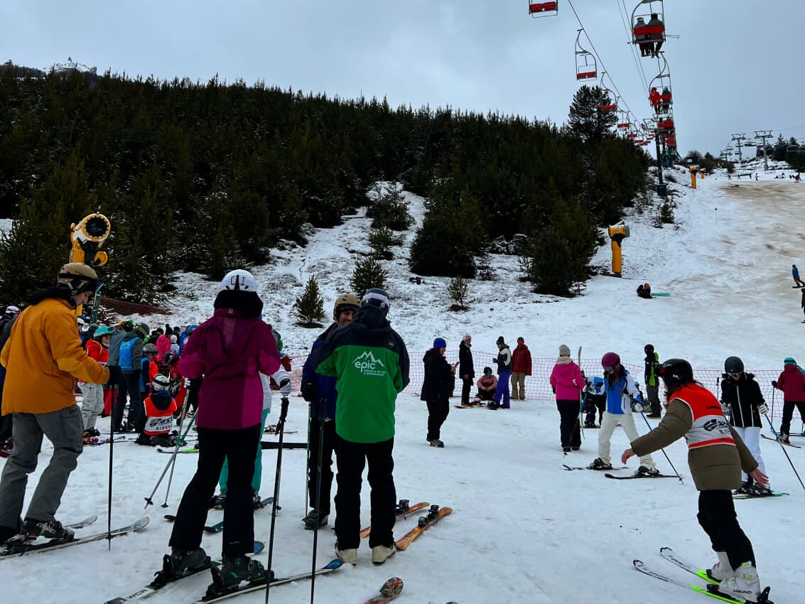 Clase bautismo de ski / snow - Cerro Catedral