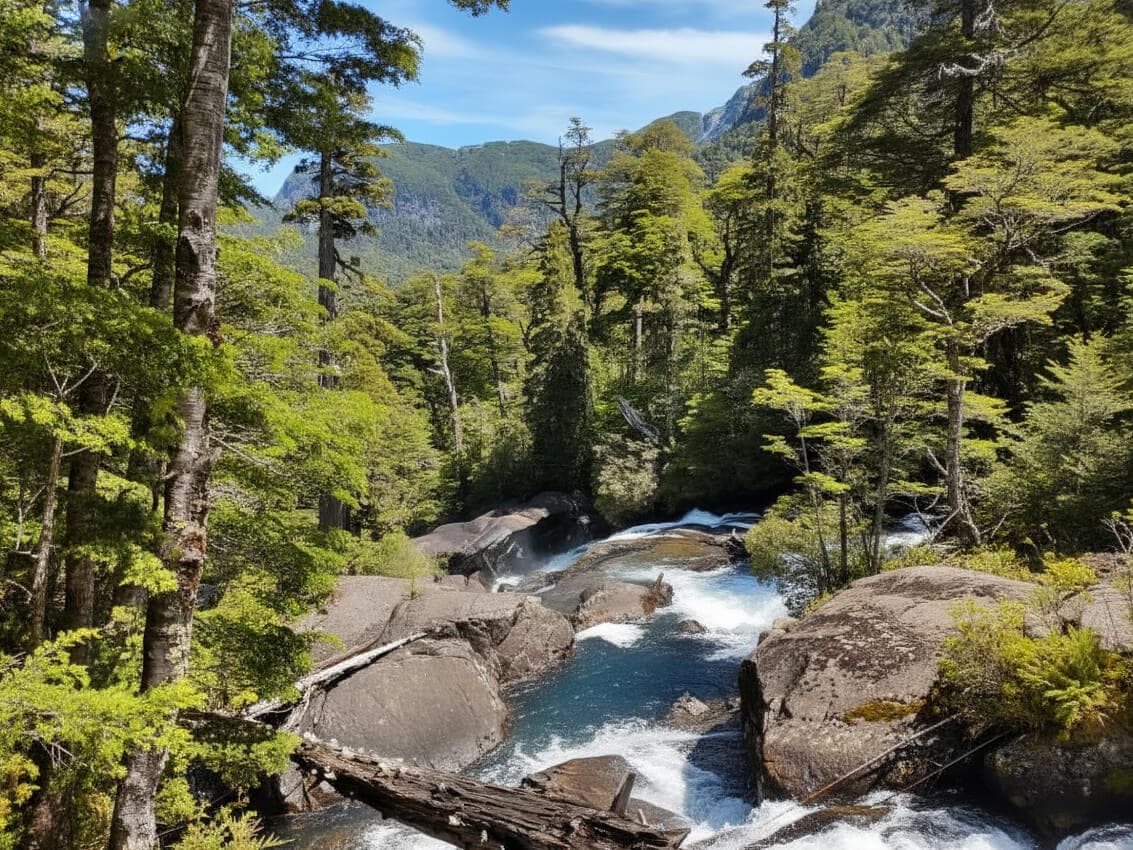 Puerto Blest y Cascada “Los Cantaros”